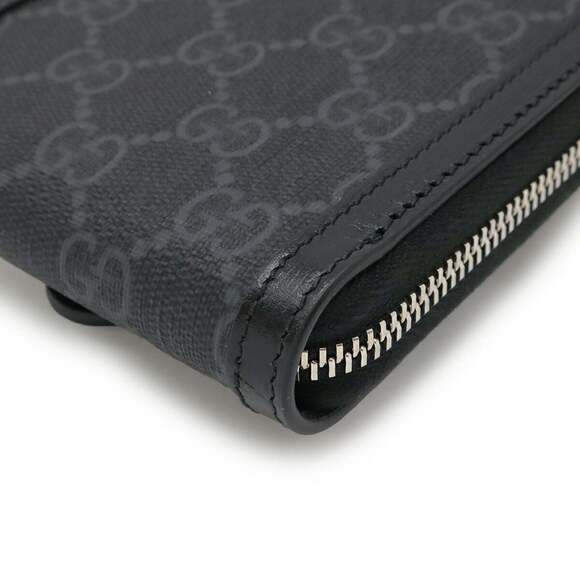 GUCCI Authentic Black Leather Shoulder Bag - Picture 4 of 8